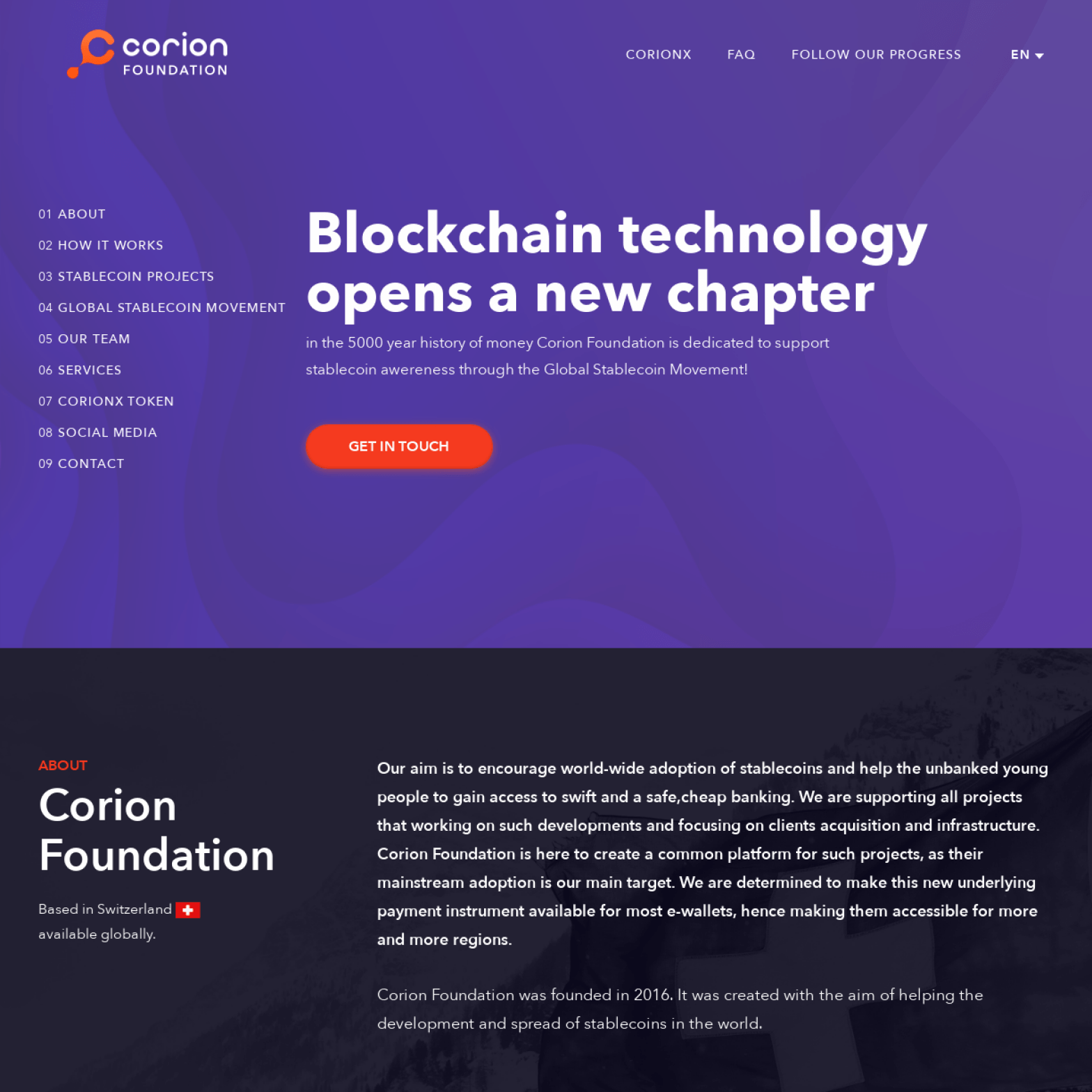 Corion Platform ICO