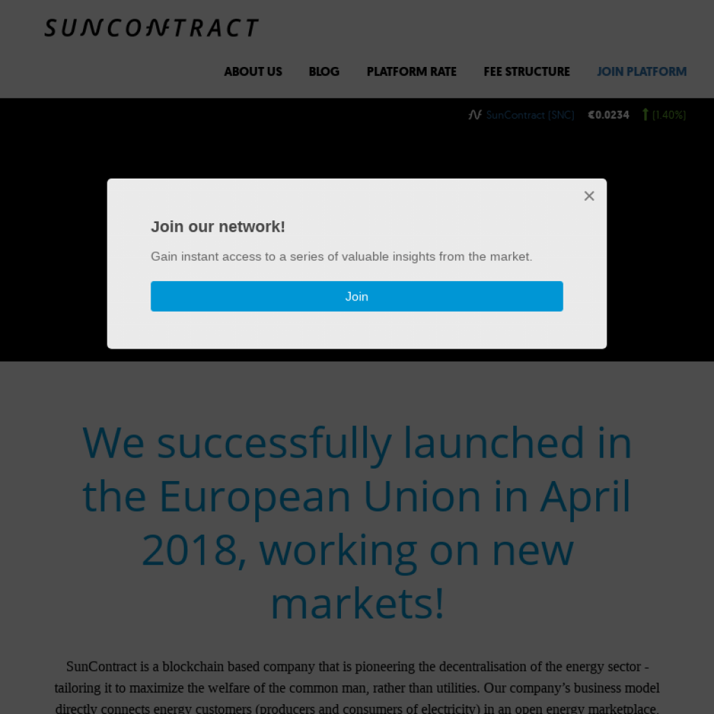 SunContract ICO