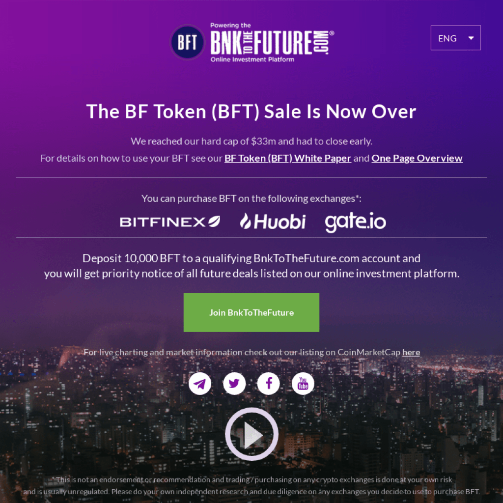BF Token ICO