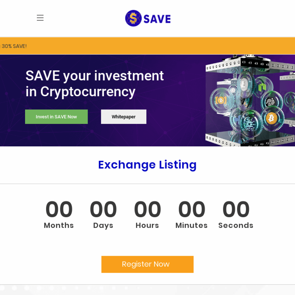 Save Token ICO