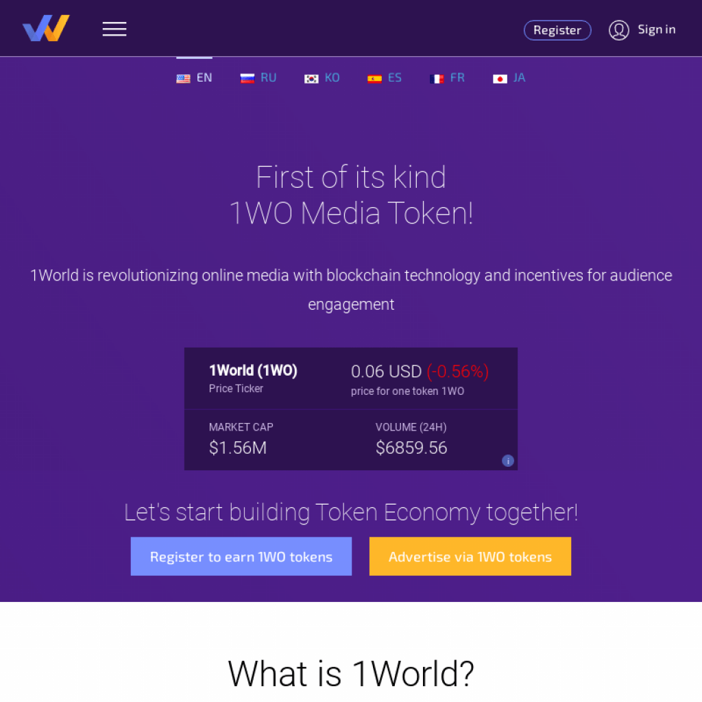 1World ICO