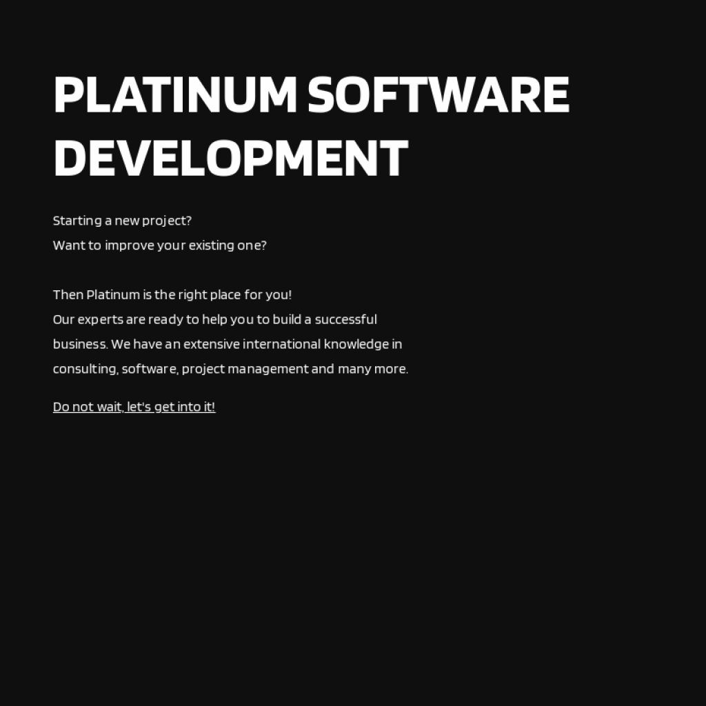 PLATINUM ICO