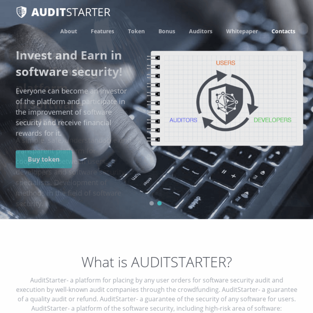 AuditStarter (AUDIT) - ICO Rating And Overview | ICOmarks